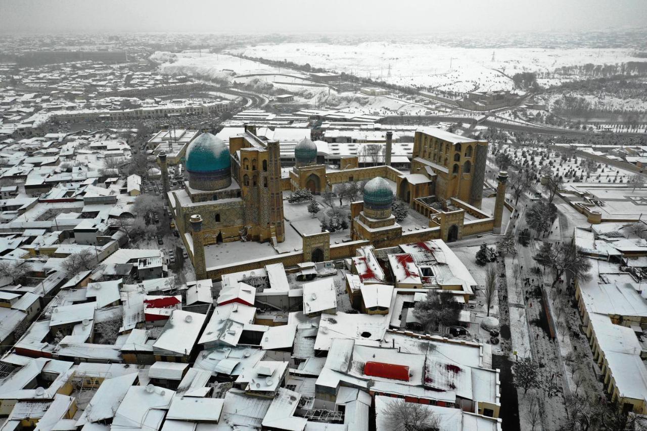 Bibikhanum Hotel Samarkand Bagian luar foto
